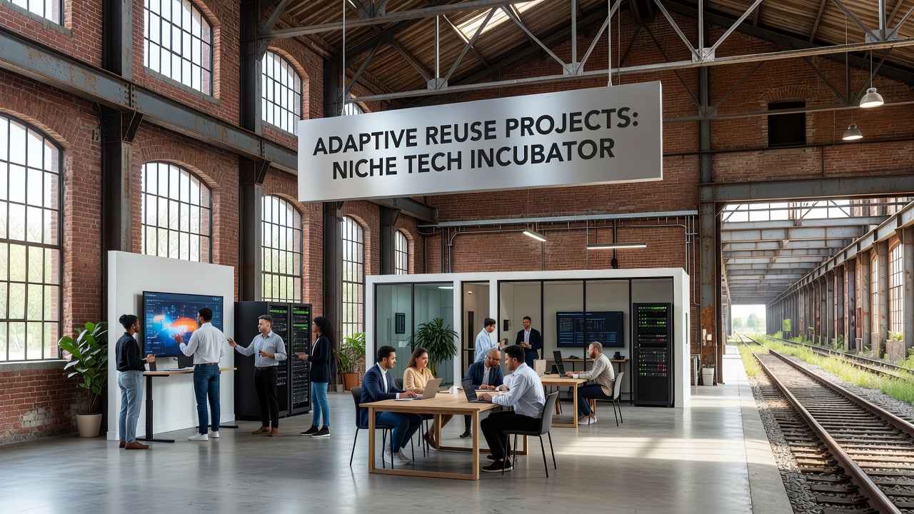 Adaptive Reuse Projects Tap Abandoned Rail Depots for Niche Tech Incubator Spaces